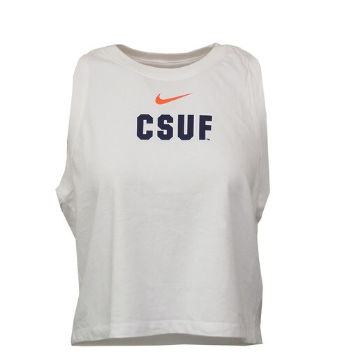 Nike Dri-fit Cotton Crop Top - White